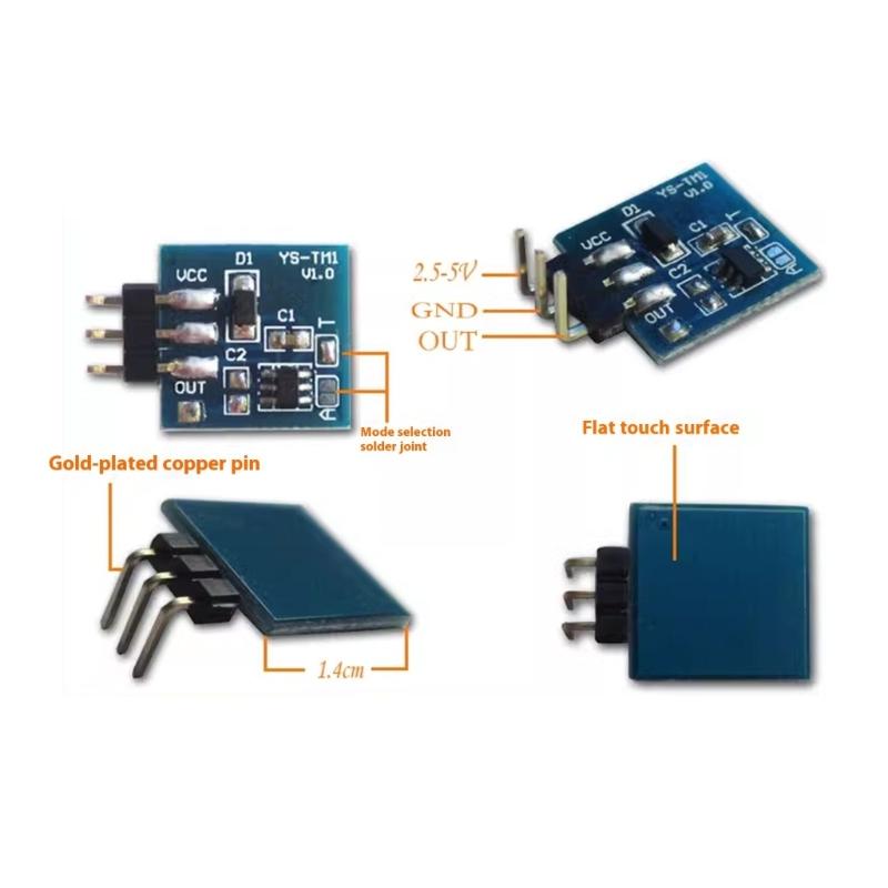 TTP223 Adjustable Sensitivity Touch Sensors Switches Module SelfLocking Mode Switches Function Low Power Consumption