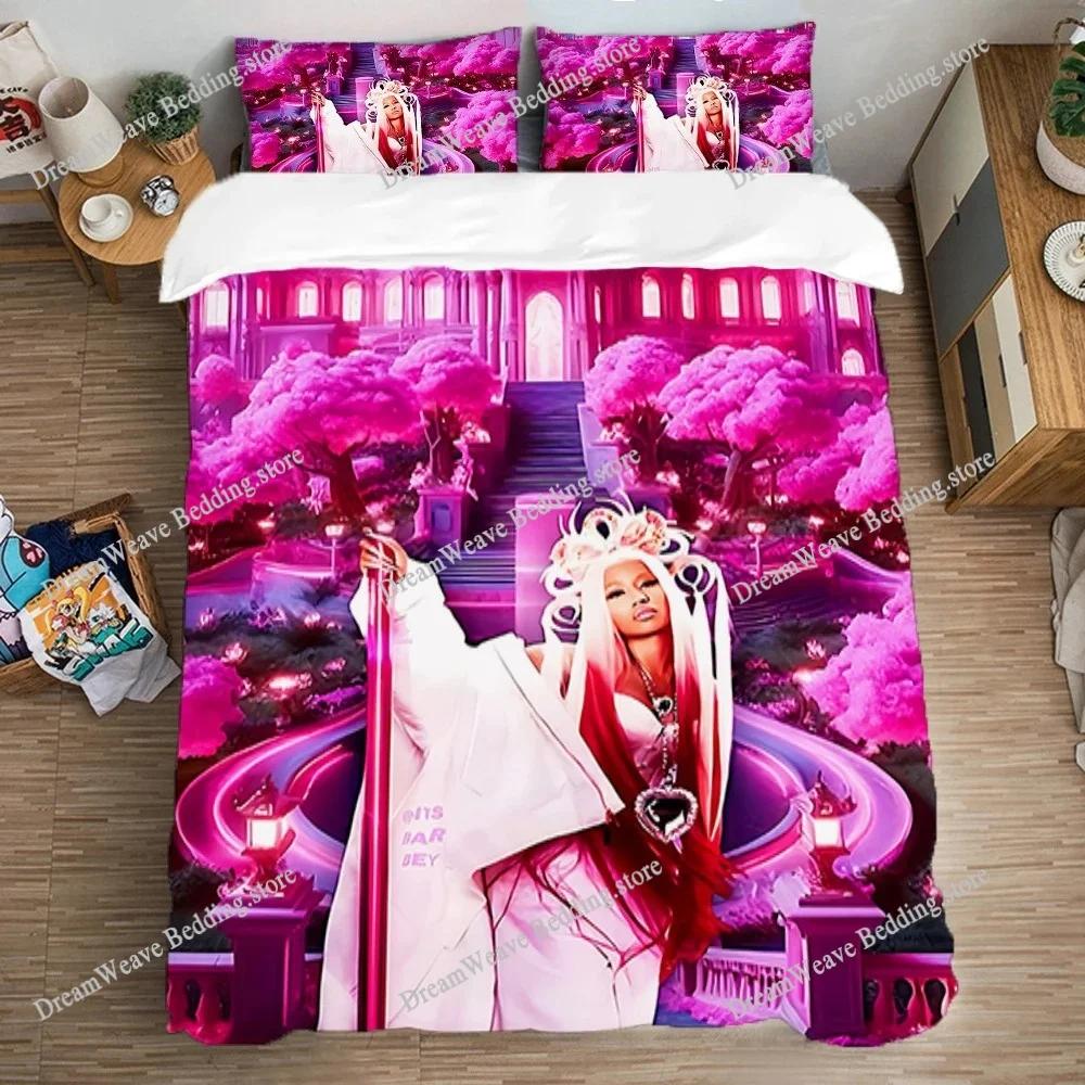 Art Queen Bed Comforter Sets Duvet Covers Duvet Cover Set Bedding Set Double Size N-Nicki Minajs Fashion Pillowcase Linen Quilt9