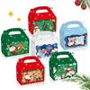 12PCS Festive Design Christmas Eve Gift Box Holiday Print Biscuit Packaging Box  Holiday Gift Giving