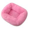 Plush Square Pet Bed for Cats & Dogs - Warm, Cozy Winter Sleep