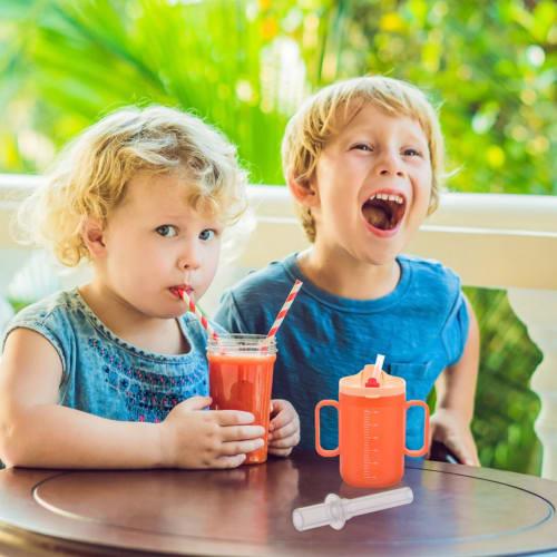 Alasum Silicone Straw Tips, 10-Piece Replacement Straw for Water Bottles, Removable and Reusable Silicone, Cuts To Short Lengths and Fits Any Large Ju