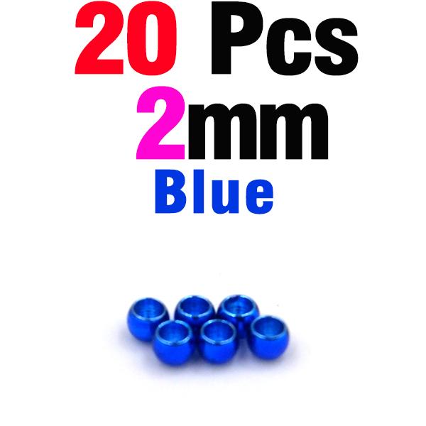 MNFT 20Pcs Brass Fly Tying Bead Beads Fly Fishing Materials Size 2mm 2.4mm 2.8mm 3.2mm 3.4mm 3.8mm