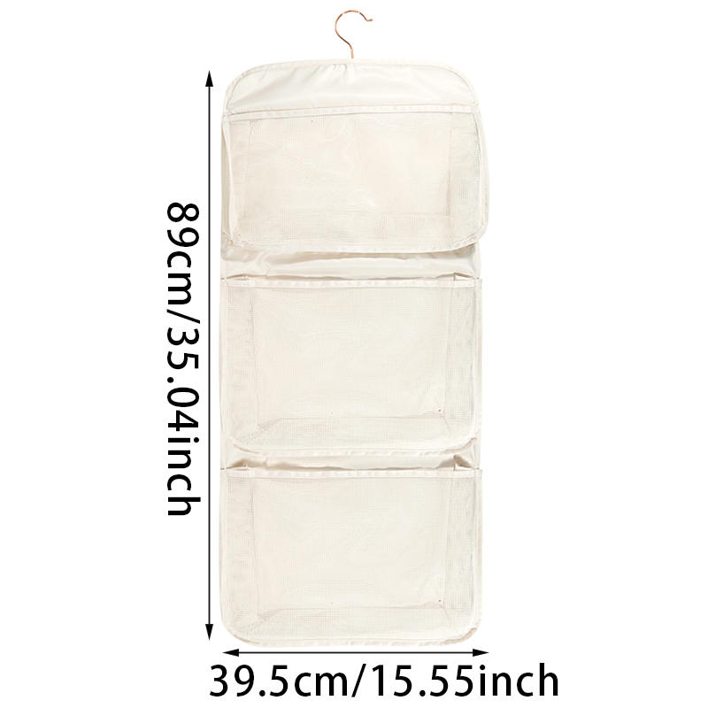 Single/Two/Three Layer Socks Mesh Storage Hanging Bag Space Saver Closet Wardrobe Lingerie Underwear Bra Organizer
