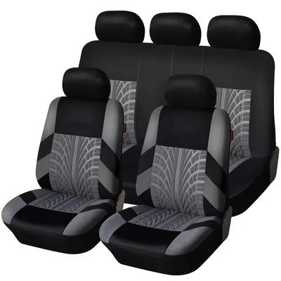Conjunto de Capas para Banco de Carro 2/5 Peças Ajuste Universal na Maioria dos Carros com Detalhe de Pneu Adequado para Capas de Banco Independentes Protegendo os bancos