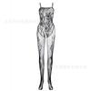 Sexy underwear sexy mesh onesie open-file hollow jacquard