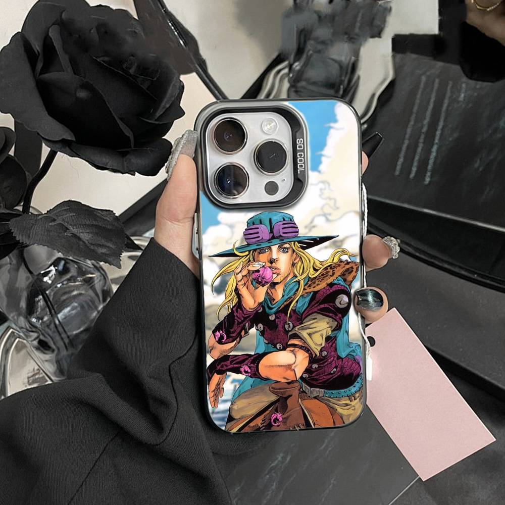 Anime Jojos Bizarres Adventures Phone Case For IPhone 16 17 15 14 12 13 Pro Max Black Color Shockproof Cover