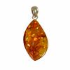 Cognac Amber Pendant - Baltic Amber Jewelry