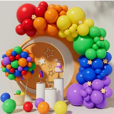 Rainbow Wreath Arched Balloon Set Birthday Graduation New Year'S Day Wedding Baby Shower Party Party Decoration
