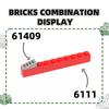 Non-Toxic 331Pcs/Lot 61409 Slope 18 2X1X2/3 With 4 Slots Block Moc Color Accessories Compatible With Brick Diy Children Toy Assembly