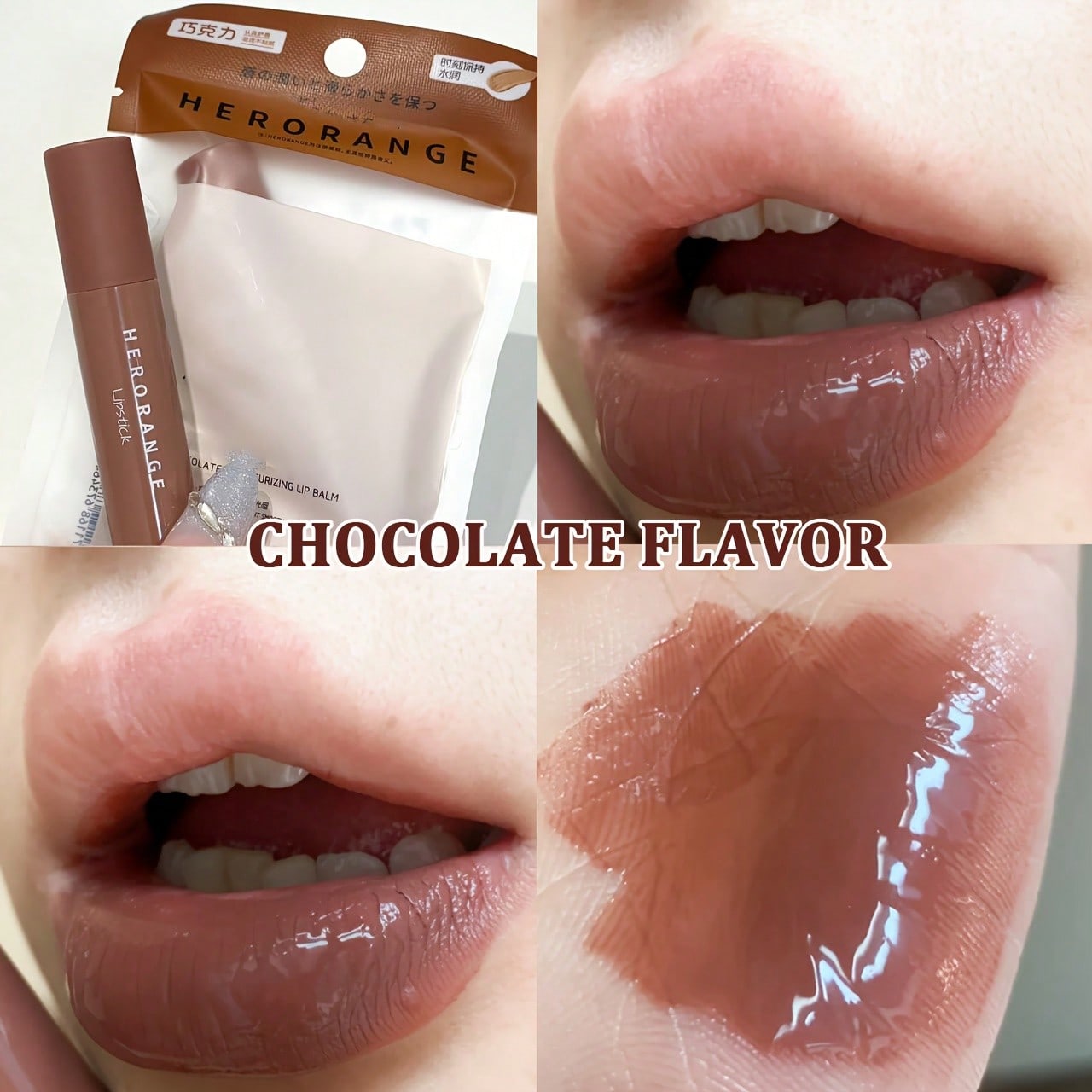 Herorange Hydraterende Lippenbalsem Voedt Hydrateert Lippen Meerdere Smaken Ideaal voor Studenten Dagelijks Gebruik en Cadeau