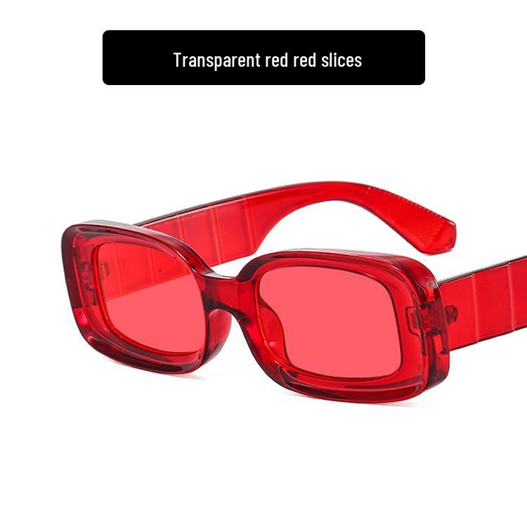 Kedun 2022 Hip Hop Jelly Color Sunglasses - European  American Fashion As Shown