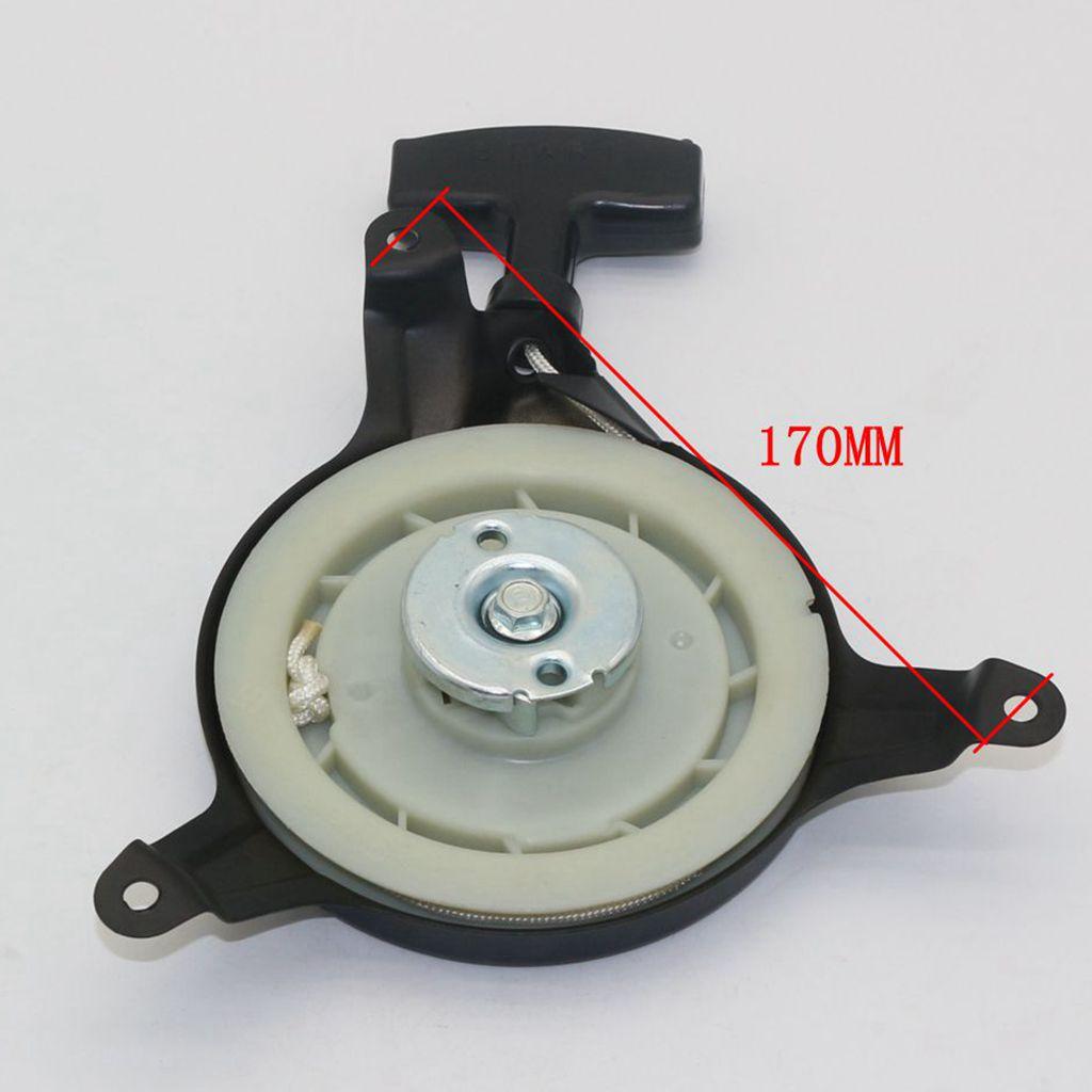 Recoil Pull Starter Iron Sheet Engine Motor Starter Lawn Mower Part for Outdoor Push Mowers Replacement