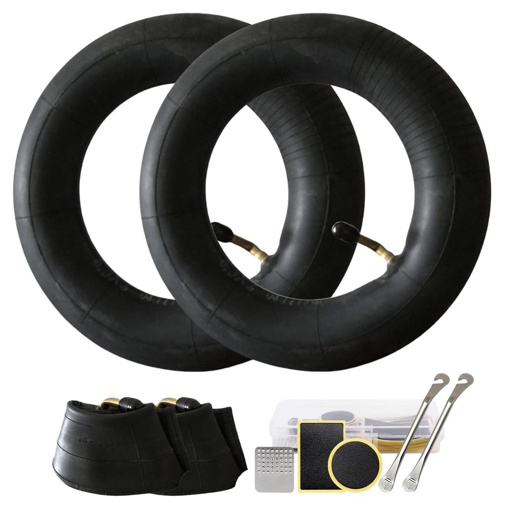 8-inch Tire Tubes, 8-1/2" x 2, Compatible with Air Buggy Strollers, Includes Puncture Repair Kit (Set of 2)
