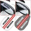 HLLQ9 2pcs Car Rearview Mirror Rain and Snow Protection Cover Sunshade For Skoda Octavia Rapid Fabia 1 2 3 A4 A5 MK2 Kodiaq Superb 3