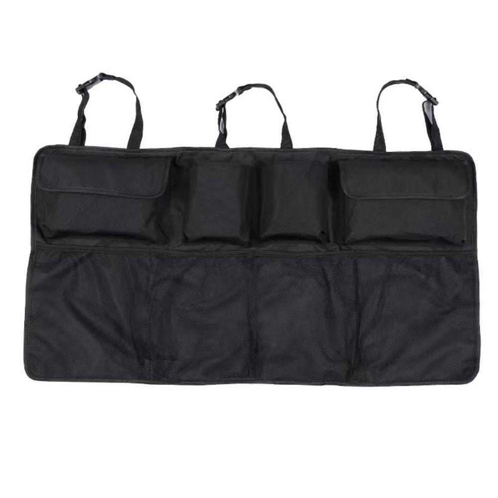 Multi-pocket Backseat Storage Bag Adjustable Straps Car Seat Back Organizers  Car