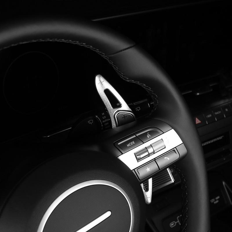 Shift Paddle For Hyundai Sonata 2024 N line Tucson HEV 2025 Car Steering Wheel Gear Extension Shifter DSG Stickers Accessories