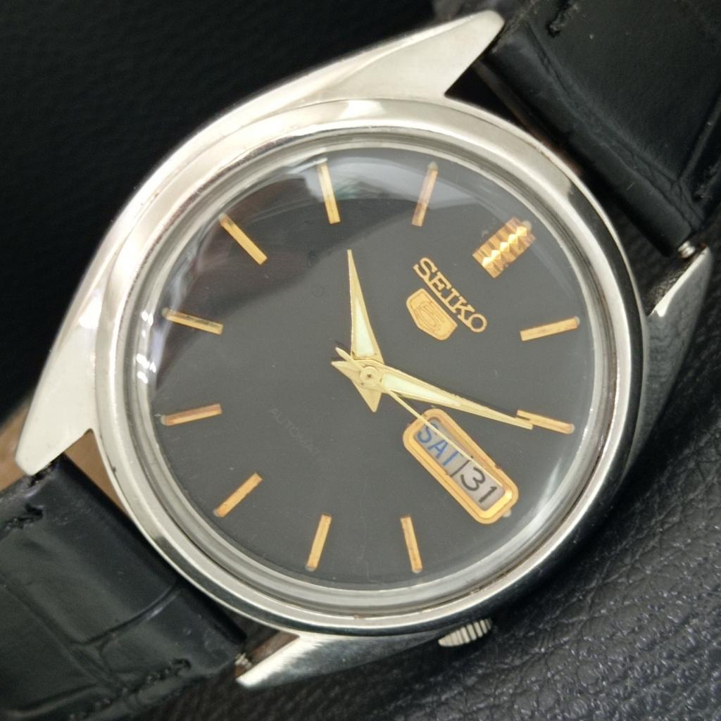 AUTOMATIC VINTAGE SEIKO 5 JAPAN 7009A MENS ORIGINAL DIAL WATCH a706993-1