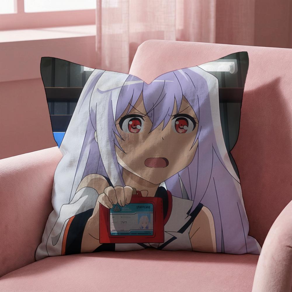 

Cute P-Plastic M-Memories Cushion Cover Multi-Scene Pillow Cover for Home & Car - Reversible, Soft & Durable for Daily Use 30cmx30cm