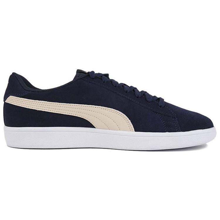 PUMA Smash V2 Retro Casual Skateboarding Shoes Unisex Deep Blue 364989-37