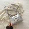 Retro Underarms Women's Bag New Style Handheld Crescent Bag Trendy Crossbody Bag Simple Commuting Niche Shoulder Bag