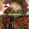 10Pcs Christmas Decoration Artificial Red Berries Xmas Tree Ornament DIY Wreath for Home Decor Navidad New Year Gift Accessories