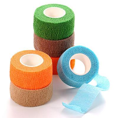24 Piece Vet Wrap Pet First Aid Tape Self Adherent Cohesive Bandage for Dogs Cats Horses Breathable Non-Woven Elastic Sport Tape