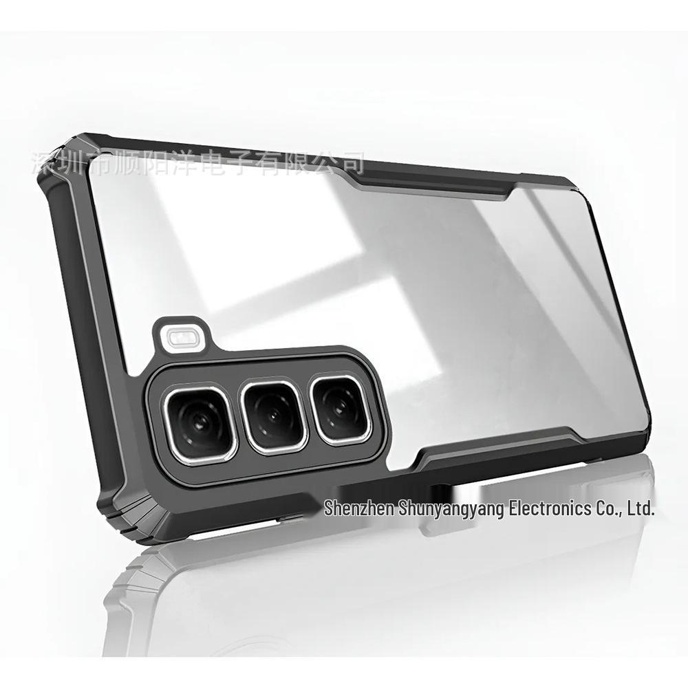 

Infinix Hot Series 60/50/40 Pro Plus High-Transparency Acrylic Phone Case Hot 70 4G чорний