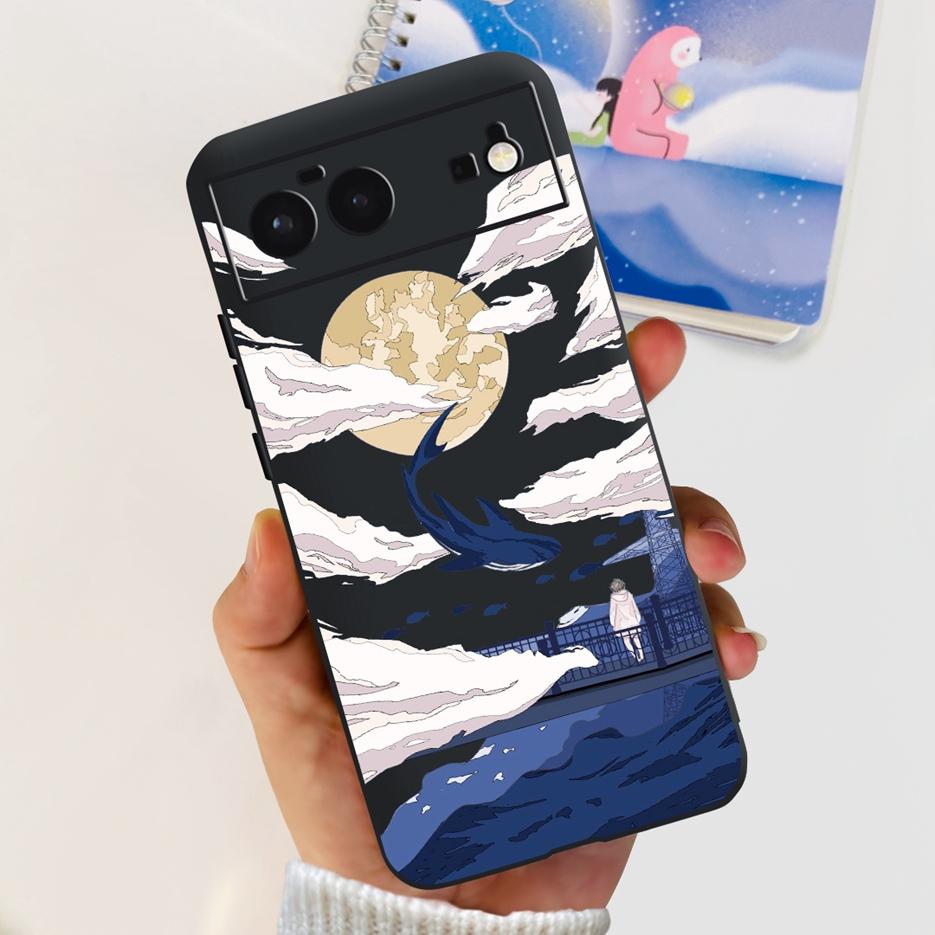 Für Google Pixel 6 Hülle Pixel 6A Niedlicher Panda Astronaut Bemalte Abdeckung Weiche Silikon Handyhülle Für Google Pixel 6 Pro Pixel6A Taschen