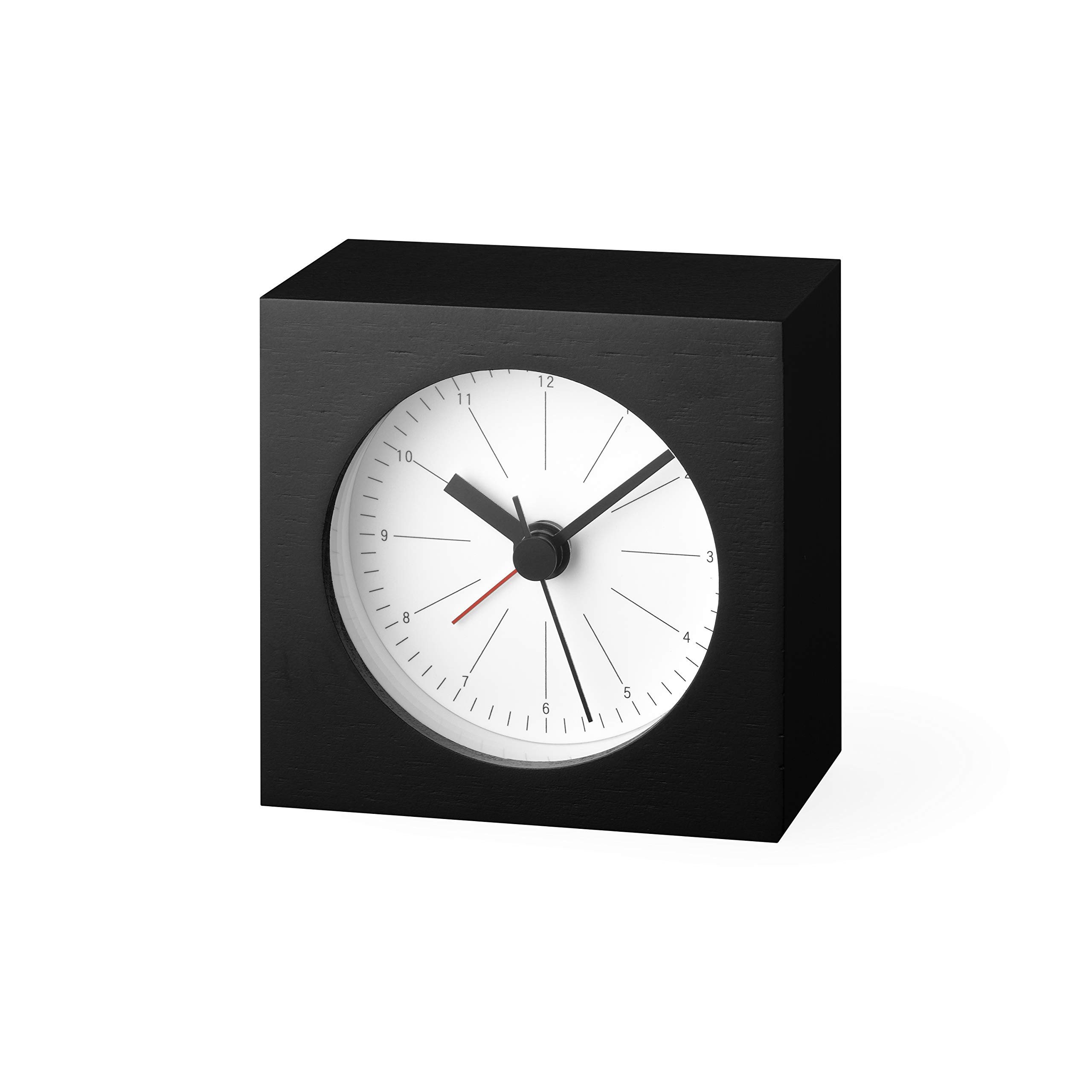 

Lemnos Table City Pop W7 x H7 x Clock, Black, YK19-19 WH, D4.2cm белый
