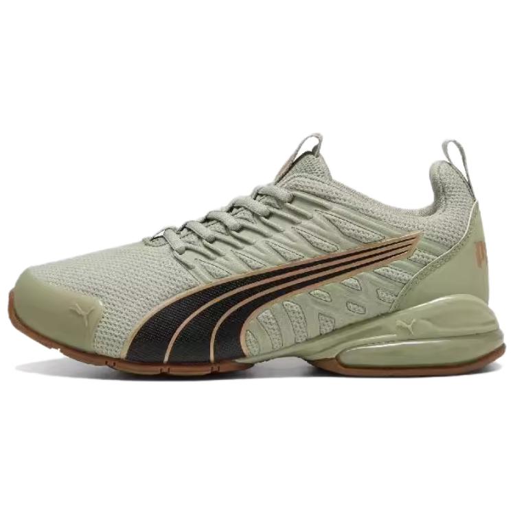 Puma Comfortable Versatile Shock Absorbing Breathable Low Top Running Shoes Women Sneakers Gray Green Black 309720-27