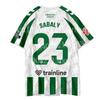 2026 Maglia da Calcio a Strisce Verdi e Bianche da Uomo Manica Corta Asciugatura Rapida Maglietta da Calcio Traspirante T-shirt Sportiva Uniforme da Allenamento di Squadra