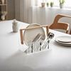 Utensil Holder Fork Spoon Organizer Durable Construction Large Capacity Transparent Design Tableware Storage Box Flatware Caddy