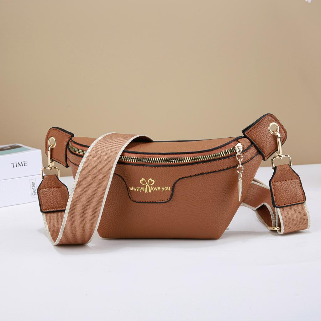 Temperament texture fanny pack small bag women's 2025 popular new fashion one shoulder crossbody breast bag