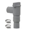 1-3Set PVC Pool Filter Pump Adapter Durable 32mm Pool On/Off Plunger Valve Leak Proof Sealed Replacement Outdoor Equipment