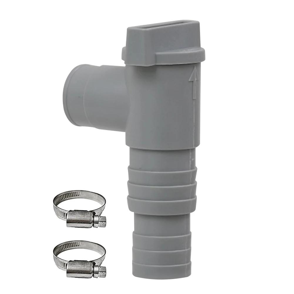 1-3Set PVC Pool Filter Pump Adapter Durable 32mm Pool On/Off Plunger Valve Leak Proof Sealed Replacement Outdoor Equipment