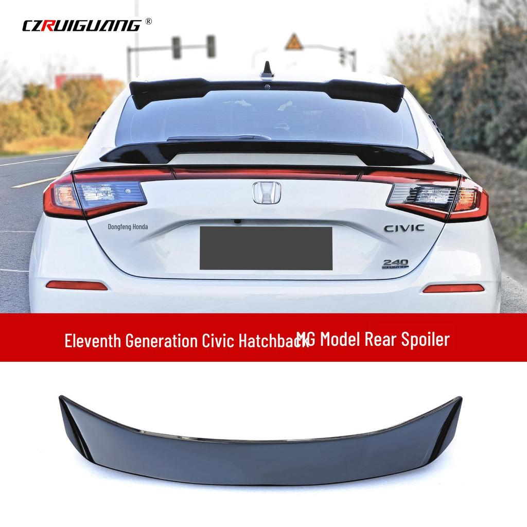 MG Style Rear Spoiler Kit for 22-Model 11th Gen Civic Hatchback