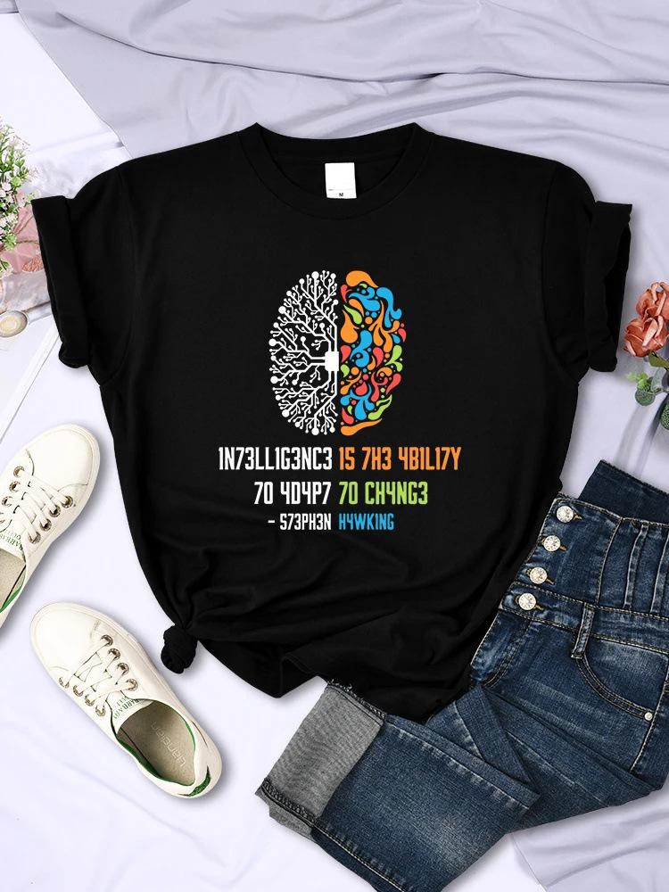 European and American crew neck short-sleeved printed T-shirt top women s and women s full math breathable short-sleeved fashion street women s top S