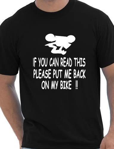 If You can Read This Funny Motorbike Biker Mens T Shirt Size S-XXL L