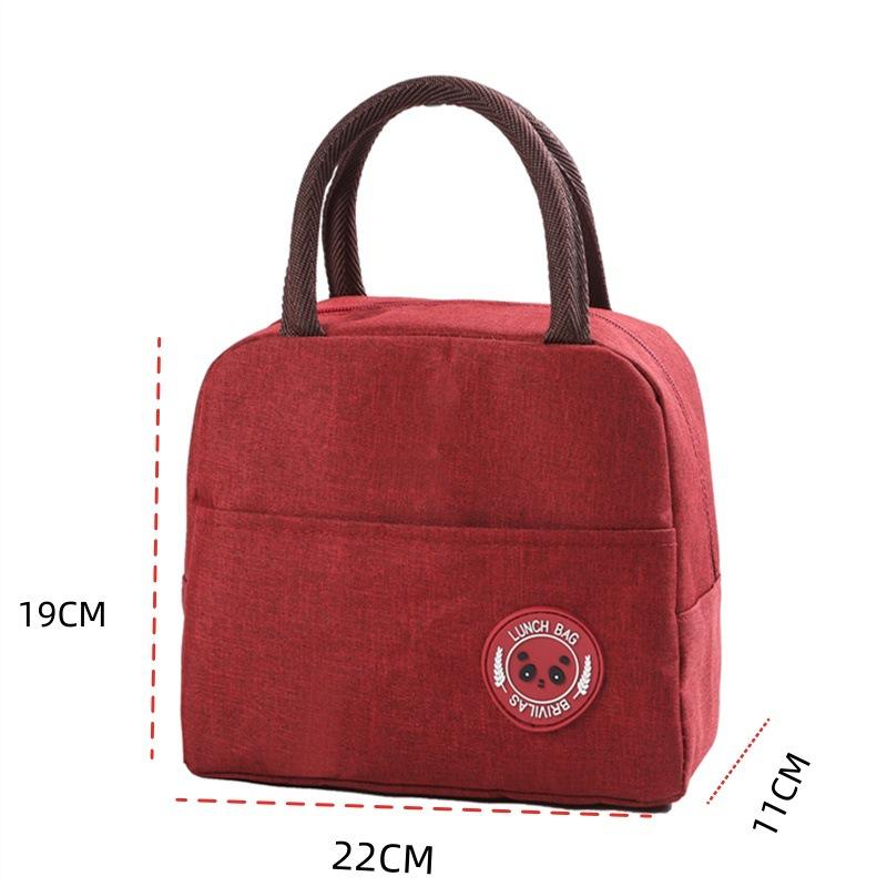 Handheld Bento Bag, Insulated Bag, Rice Box Bag, Lunch Bag with Rice Bag, Lunch Box Storage Bag, School, Street Stall Wholesale