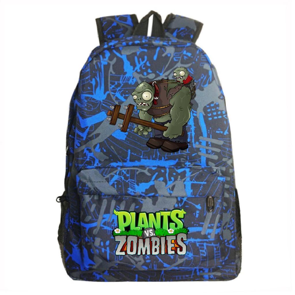 Game Merchandise Plants Vs. Zombies School Bag Casual Simple Backpack