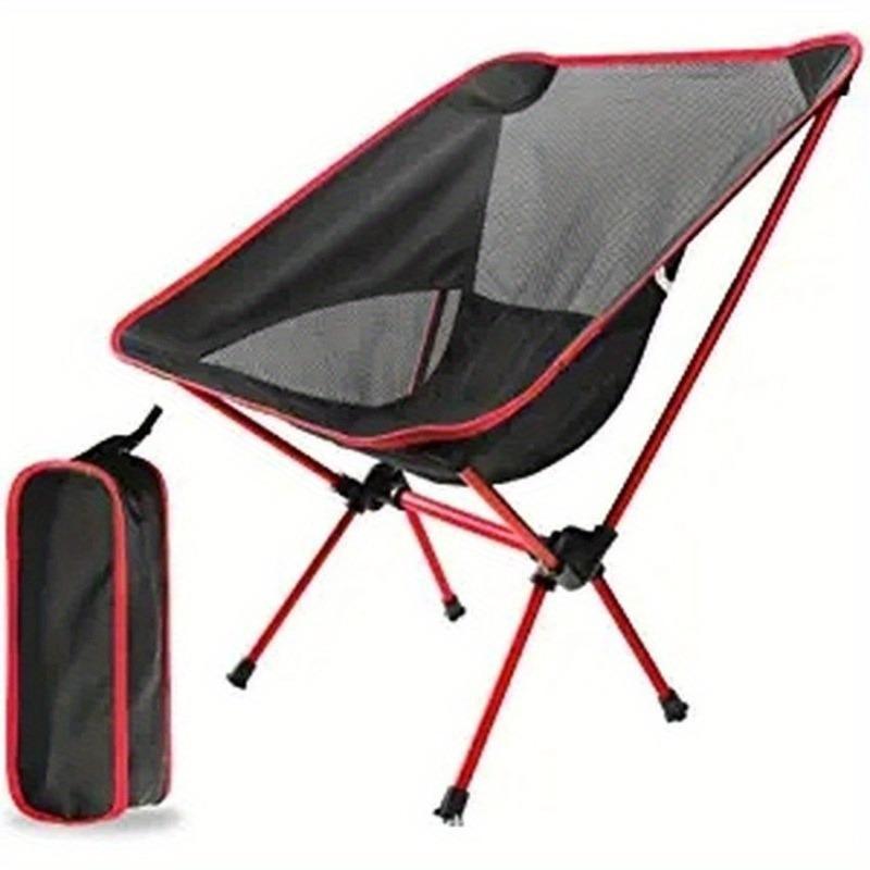 Silla de Camping Portátil Ultraligera,, Silla de Playa Plegable Silla de Comedor para Patio con Bolsa de Transporte para Senderismo al Aire Libre Pesca Patio Trasero Picnic Viajes