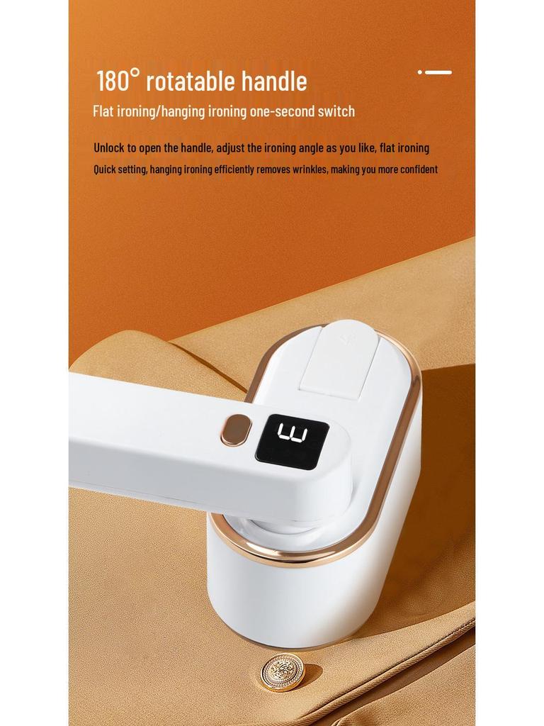 Spot Portable Mini Garment Steamer - Handheld Electric Iron for Home and Travel Use