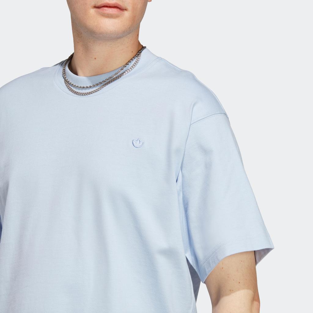 Adidas Originals Adicolor Contempo Tee With Trefoil Logo Men Tops Light-Pink Blue IB9469