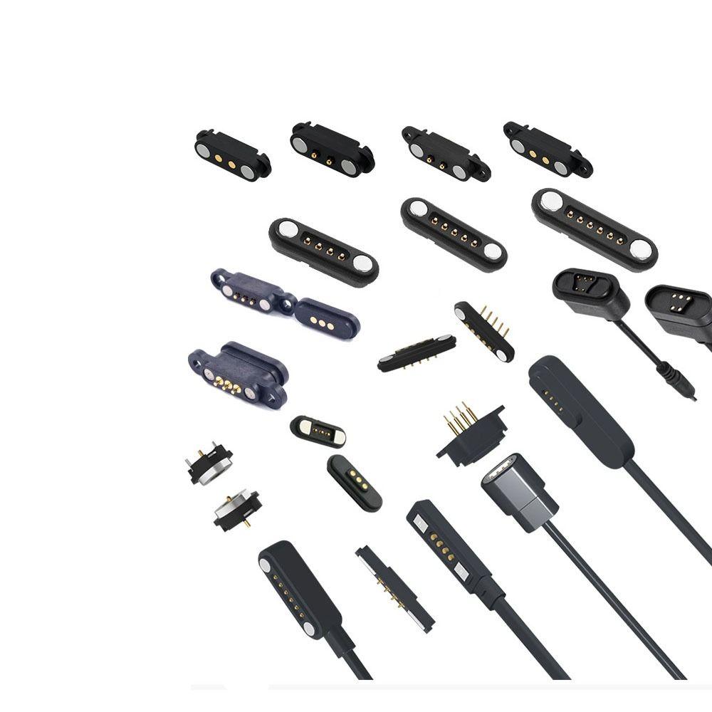 2Pin 3Pin 4Pin 5Pin DC Magnetic Pogo Pin Connector 2A Magnetic Contact Connector