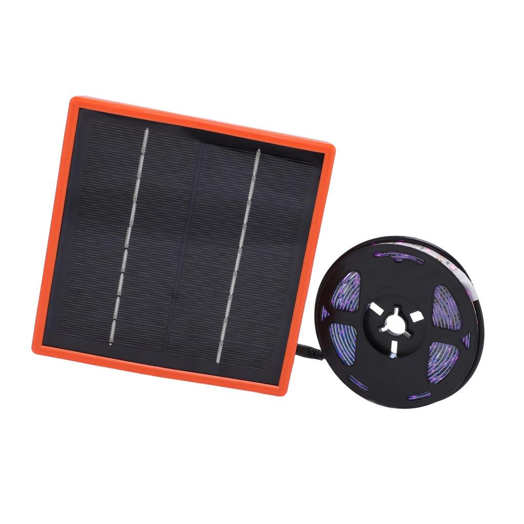Solar Plant Growth Light 5W Full Spectrum Stable LED Solar Powered Grow Light for Aquarium