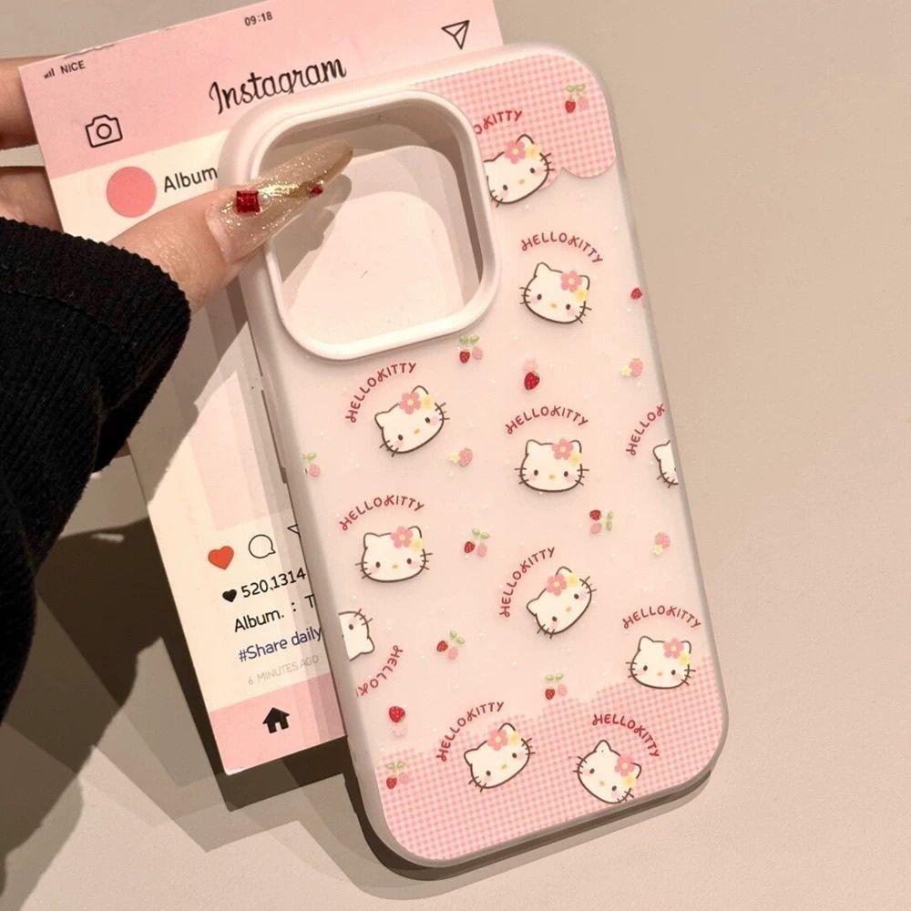 

Мультяшний Повноекранний KT Cat Jelly Підходить для Чохол для телефону Apple 16promax I Phone15 14 13 17 Нова модель APPLE 13/14