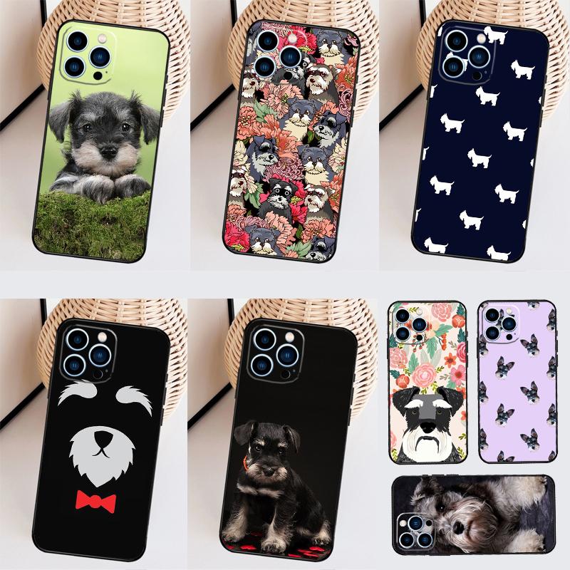 Schnauzer Puppy Dog Case For Samsung Galaxy S26 S25 S24 S20 S21 S22 S23 Ultra S10 Plus S25 FE Back Cover Shell