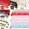 137*274cm Christmas Party Tablecloth Red Santa Deer Disposable Waterproof Table Cover for Kids Holiday Decor Heavy Duty
