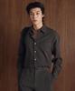 Tienjiti Kinoshita Seersucker Shirts (Khaki) Tnsh6E101K2