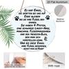 2D Flat Aluminum Vintage Signage Wall Decoration, Various Sizes, German-language Pet Keepsake Plaque Designs. Suitable for Cafes, Living Rooms